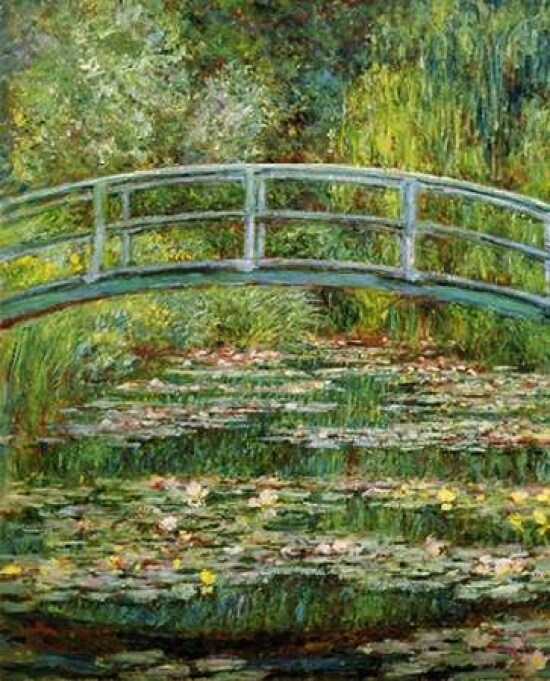 Japanese Bridge And Water Lilies - 1 Poster Print by  Claude Monet - Item # VARPDX373793