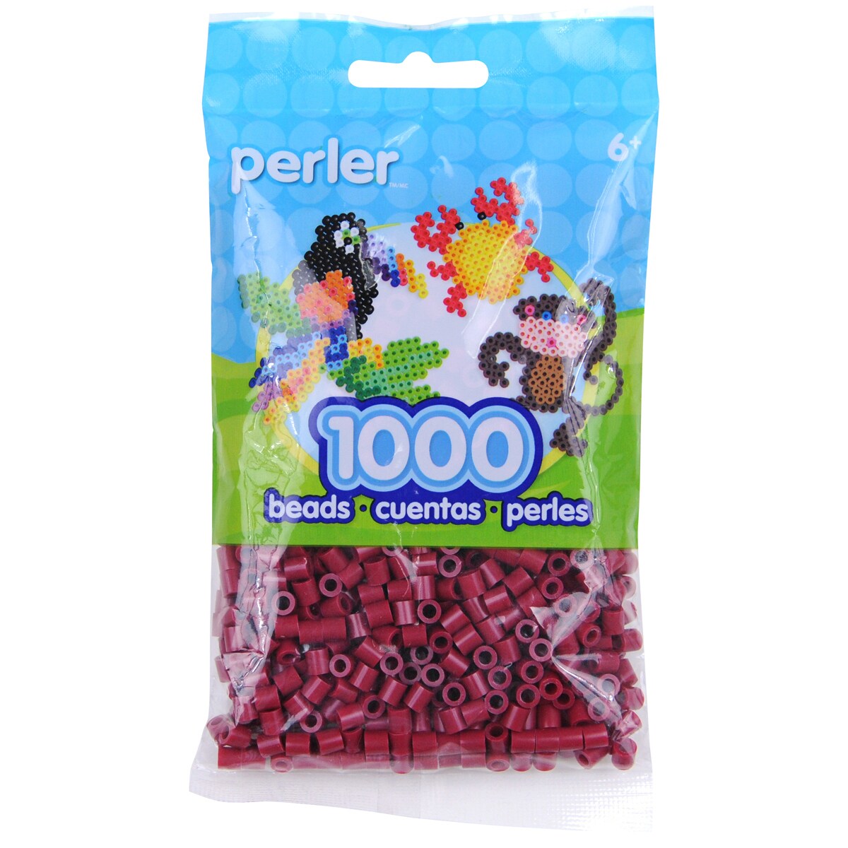 Perler Beads 1,000/Pkg-Cranapple