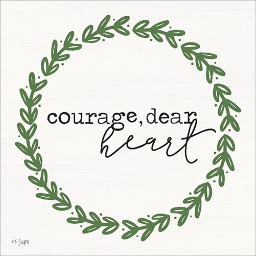 Courage, Dear Heart Poster Print by Jaxn Blvd. Jaxn Blvd. - Item # VARPDXJAXN135