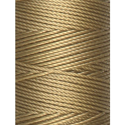 C-LON Bead Cord, Tan - 0.5mm, 92 Yard Spool