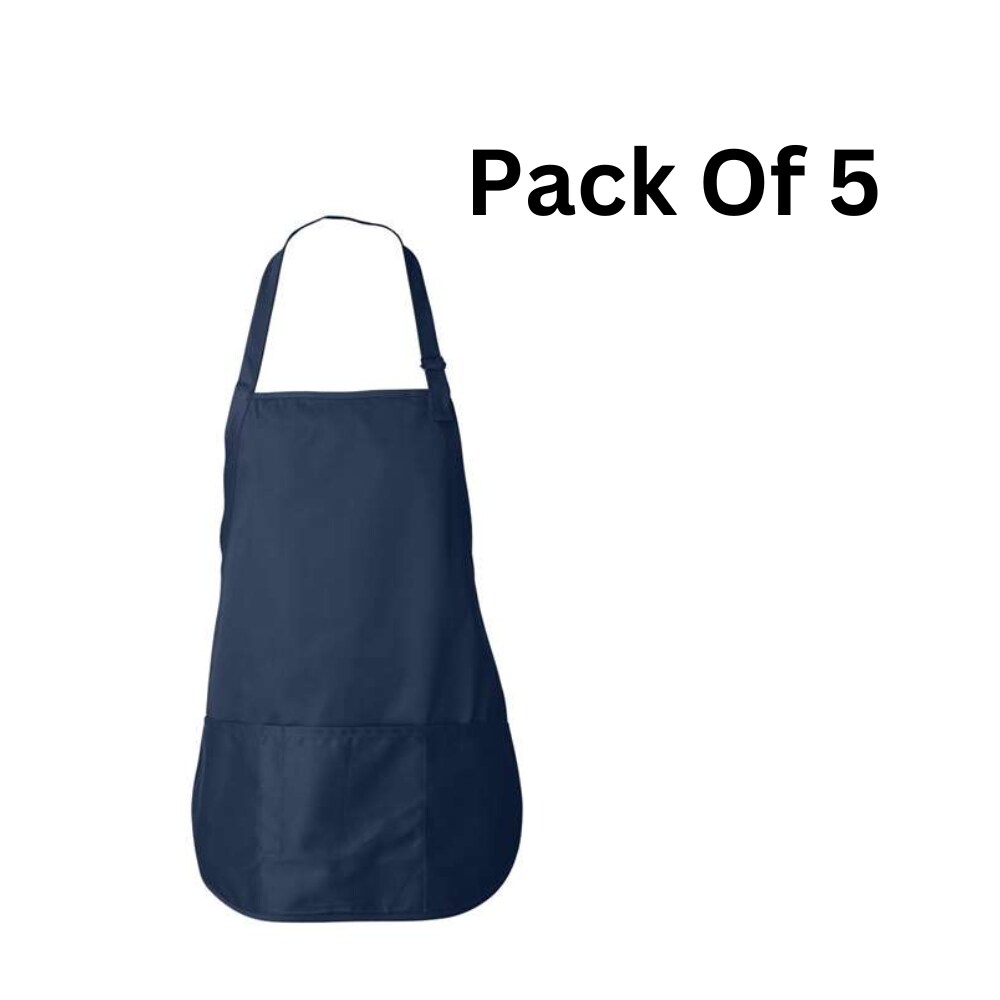 Liberty Bags&#xAE; - Adjustable Neck Strap Apron - 5507 | 9 oz./yd&#xB2;, 70/30 Polyester/Cotton Cooking apron