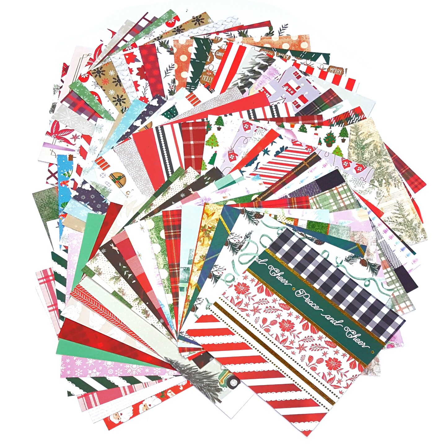 Christmas Scrapbook Paper - Includes 30, 6” X 6” Sheets