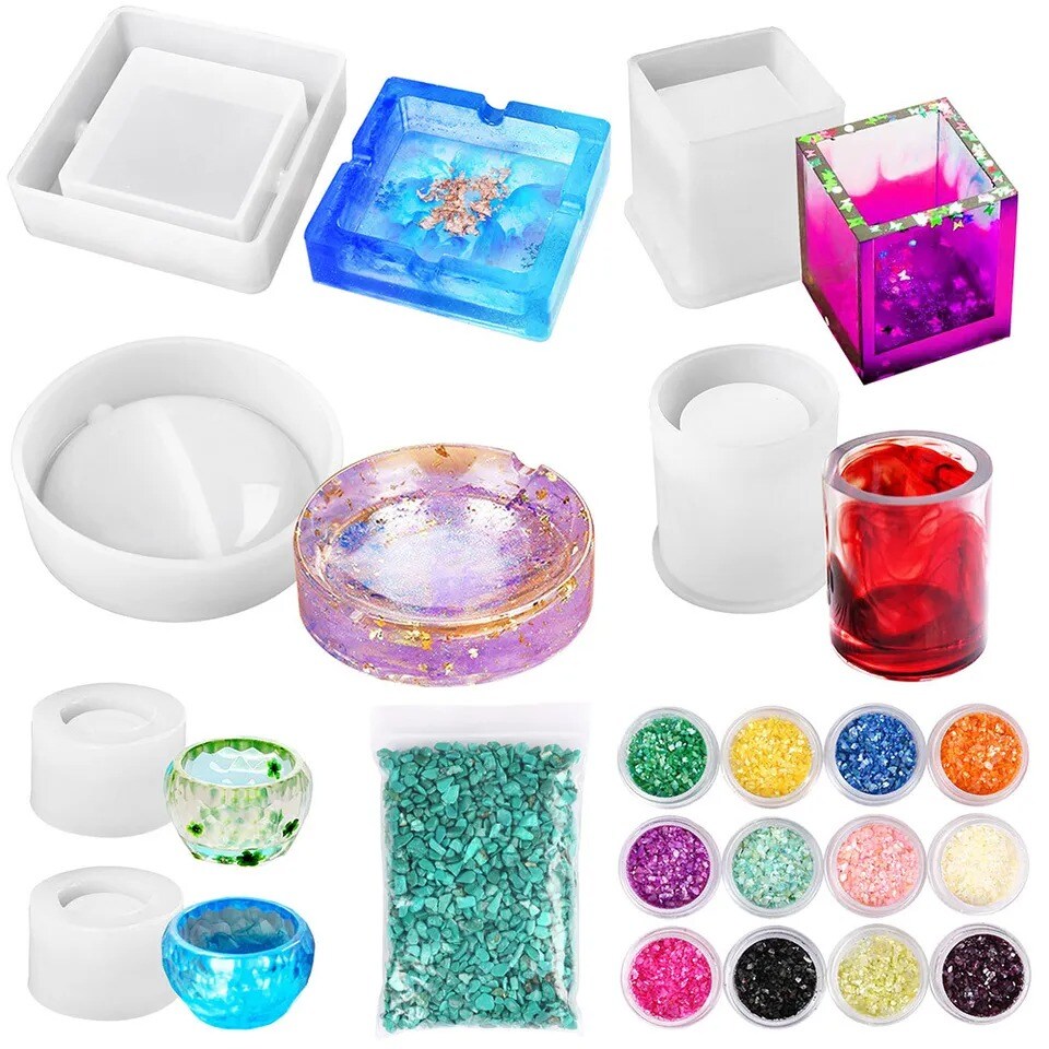Resin Molds Silicone Kit