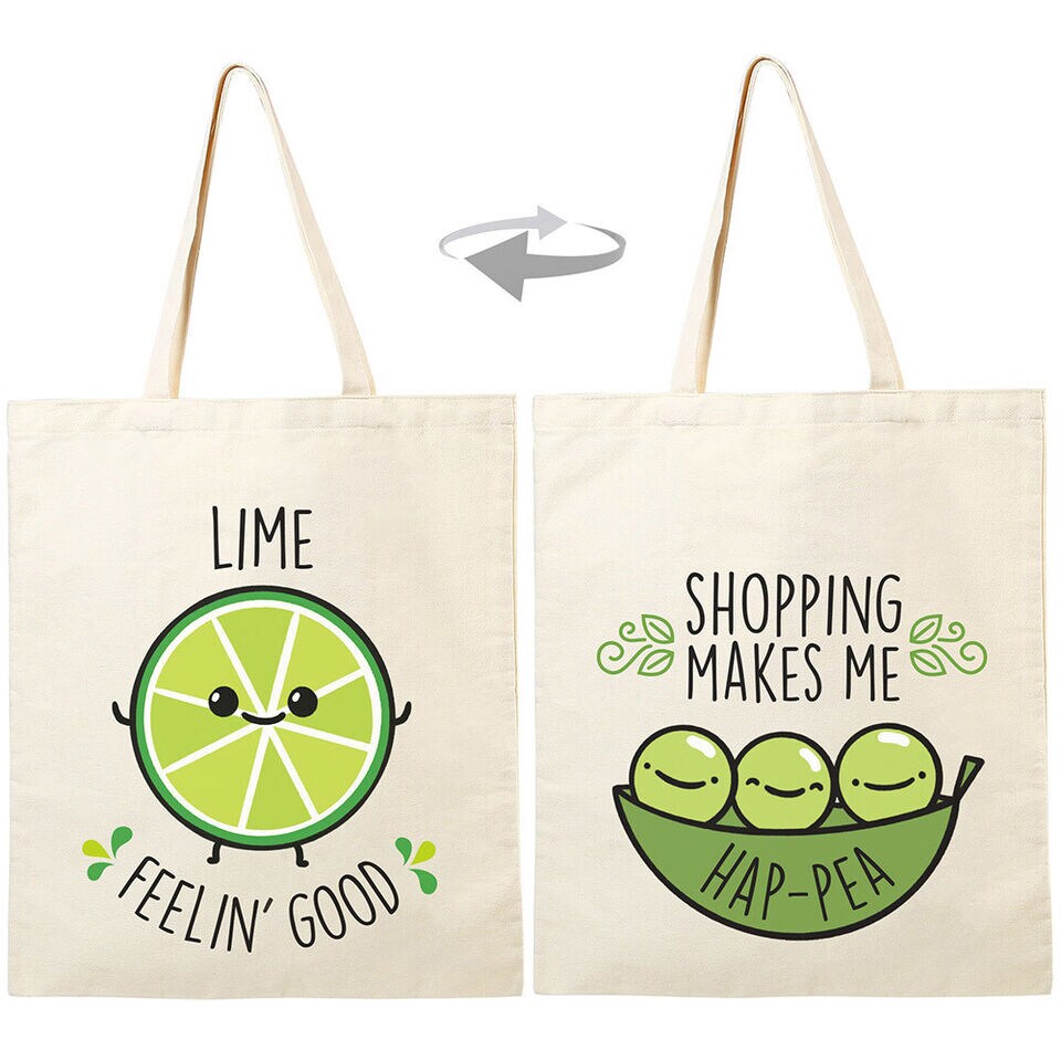 Canvas Shoulder Tote Bag Reusable Shopping Bags