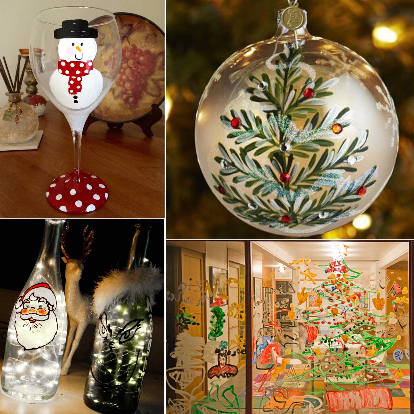 12 Pieces Stained Glass Paint Kit with Palette,Transparent Glass Window Paint Acrylic Paint Set Great for Wine Bottle, Light Bulbs, Ceramic ( 12ml)