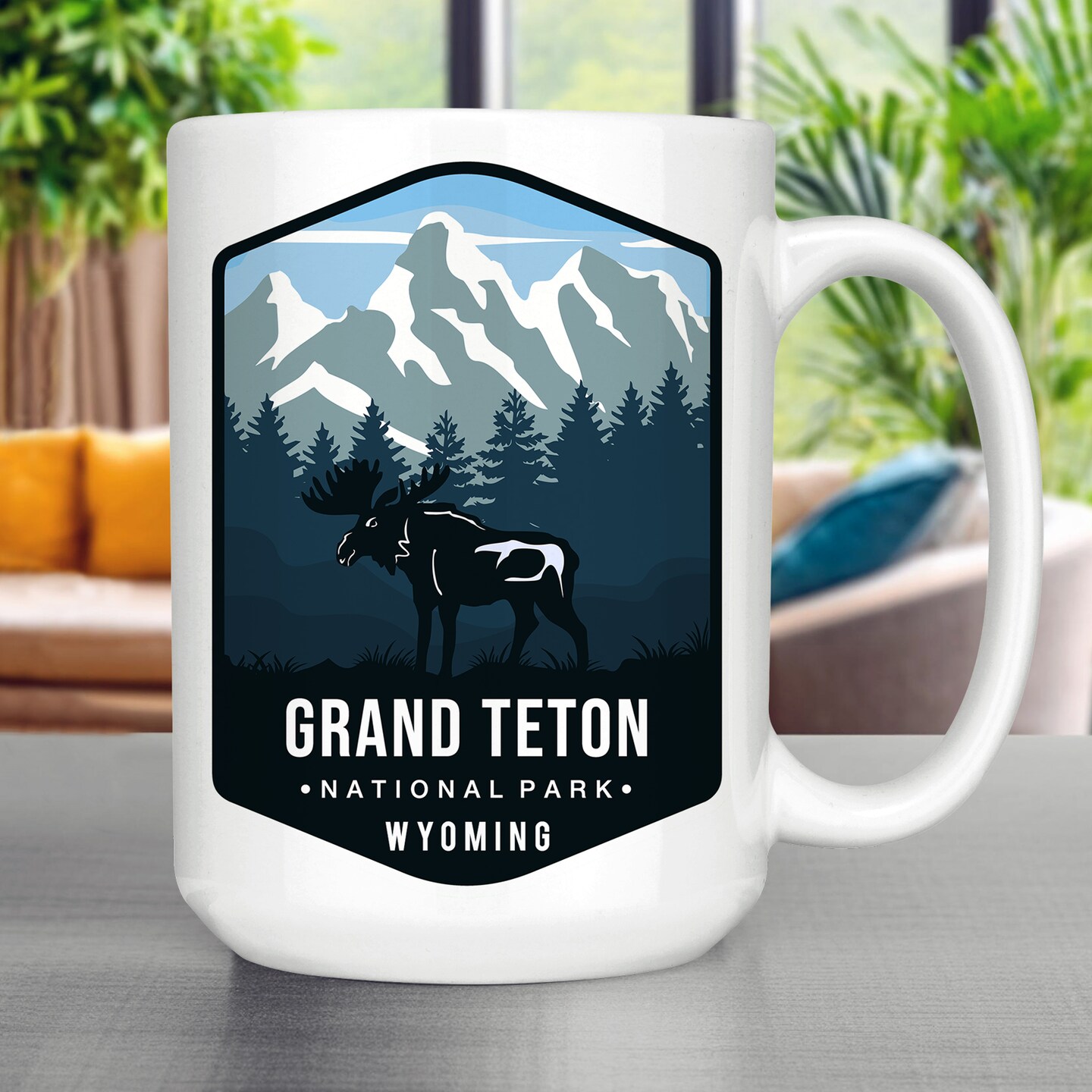 Grand Teton National Park in Wyoming State Coffee Mug - Free Shipping product 2
