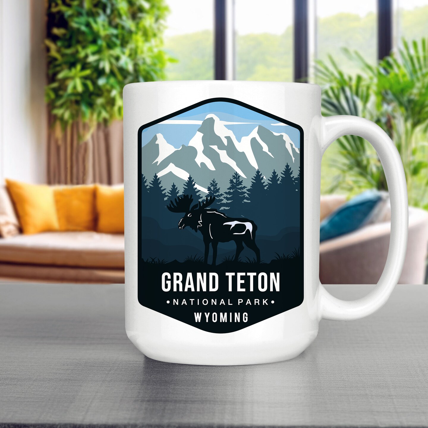 Grand Teton National Park in Wyoming State Coffee Mug - Free Shipping product 6