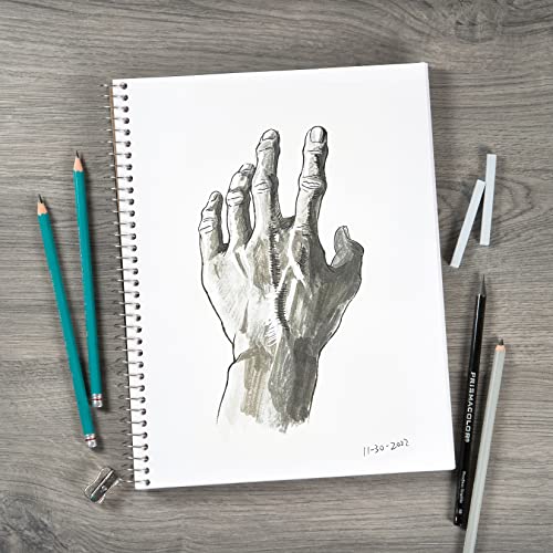 100 Sheets Sketch Pad 5.5x8.5 Inch, 50lb 81gsm Art Paper, Spiral 100 Sheets Sketch Pad 5.5x8.5 Inch, 50lb 81gsm Art Paper, Spiral