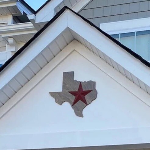 Unfinished Wood State - Texas