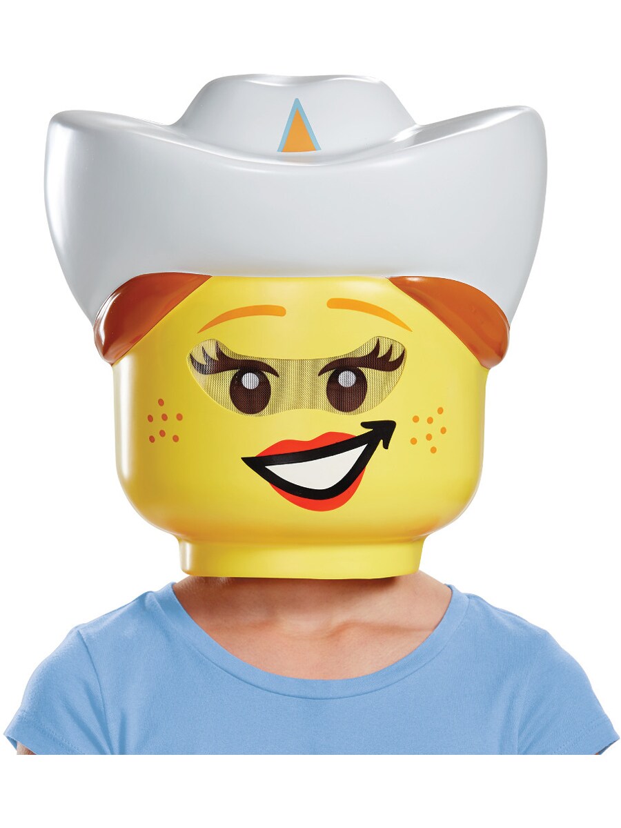 Child's Girls LEGO® Iconic Characters Cowgirl Mask Costume Accessory