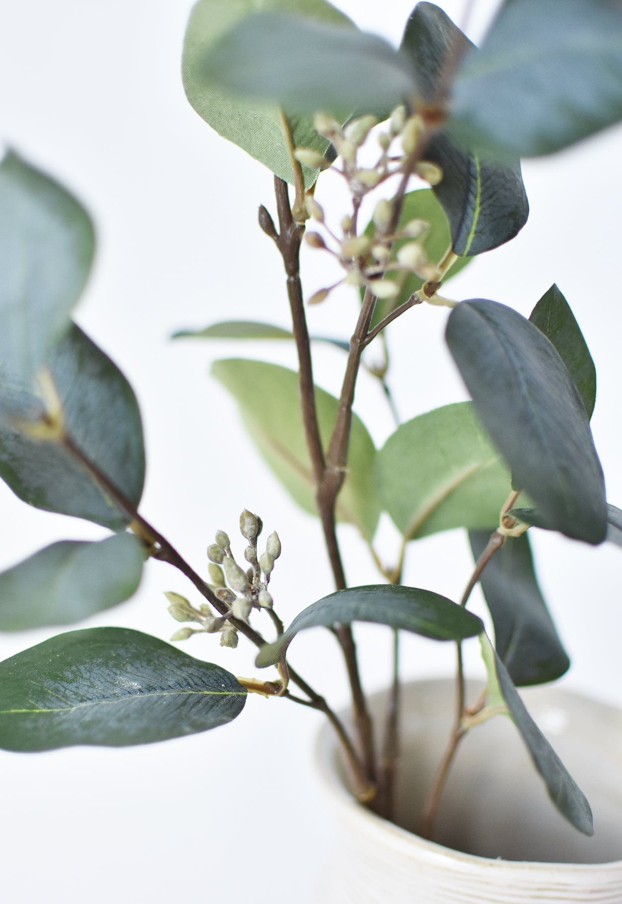 30&#x22; Faux Seeded Eucalyptus Stem