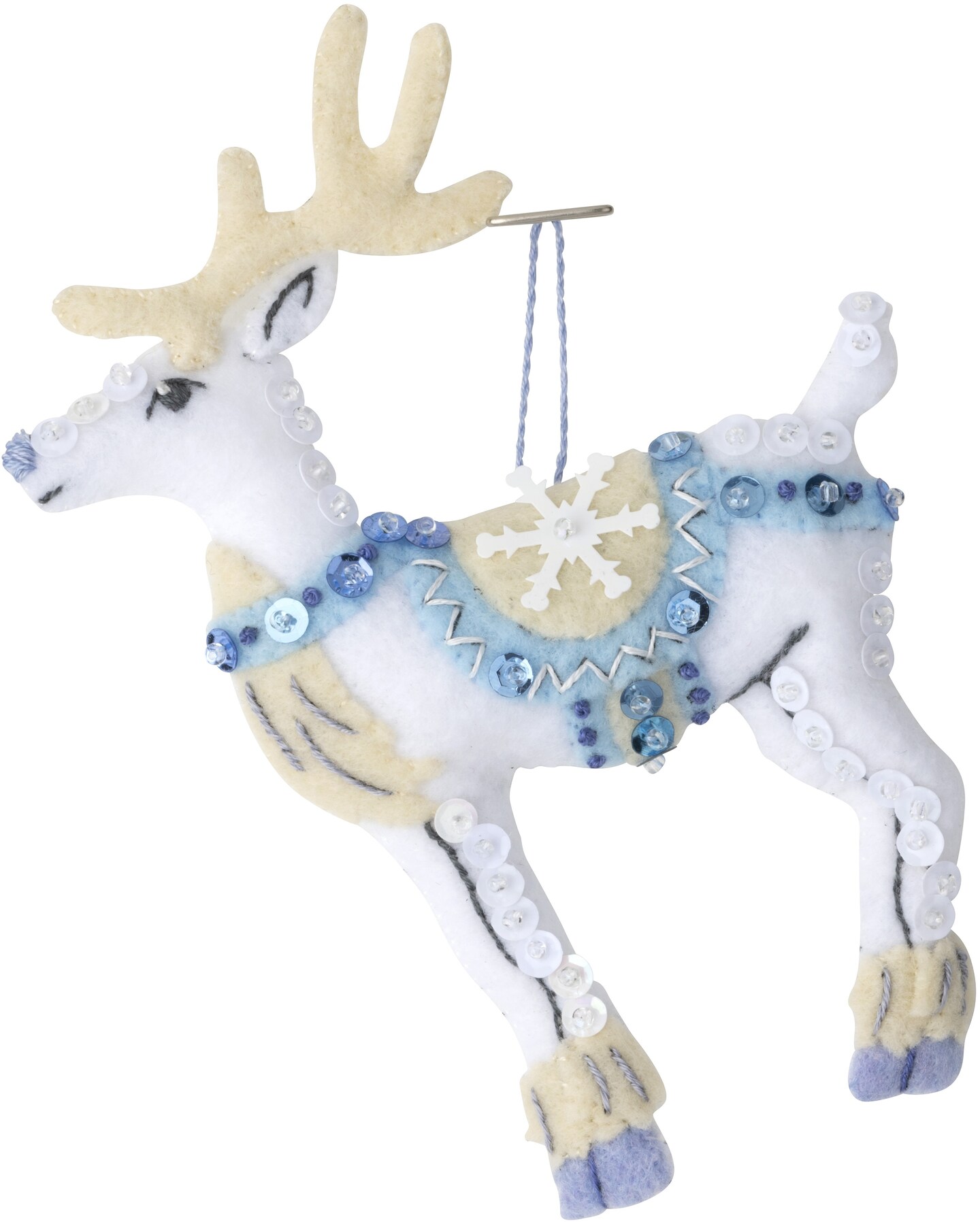 Bucilla Felt Ornaments Applique Kit Set Of 4-Winter Wonderland