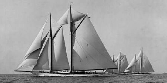 Schooner Race Poster Print by Edwin Levick - Item # VARPDX2LE630