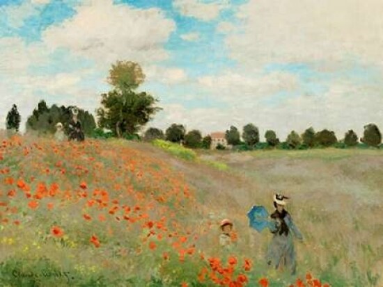 Coquelicots Poster Print by Claude Monet - Item # VARPDX3CM031