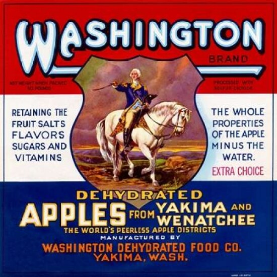 Washington Brand Dehydrated Apples Poster Print by Retrolabel - Item # VARPDX376027