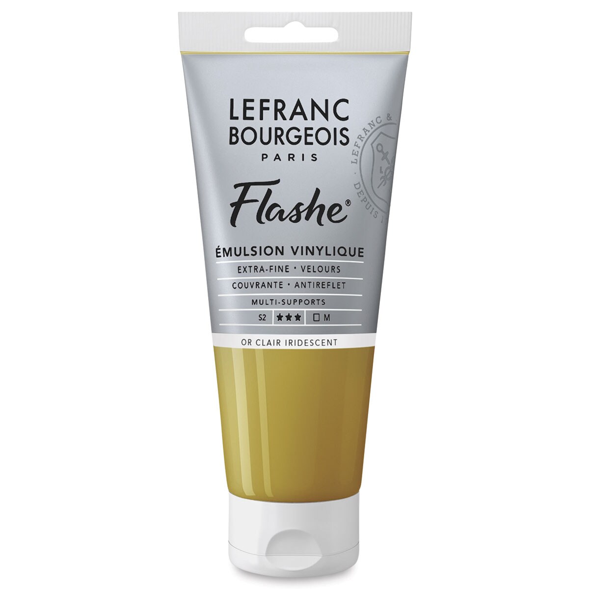 Lefranc &#x26; Bourgeois Flashe Vinyl Paint - Iridescent Light Gold, 80 ml
