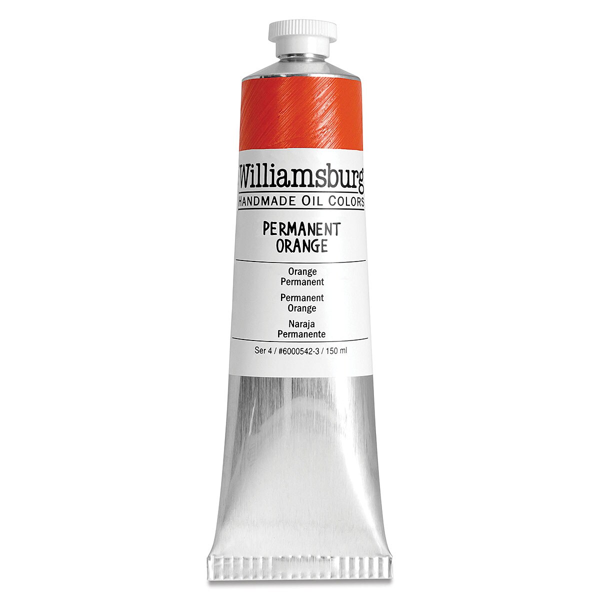 Williamsburg Handmade Oil Paint Permanent Orange, 150 ml tube Michaels