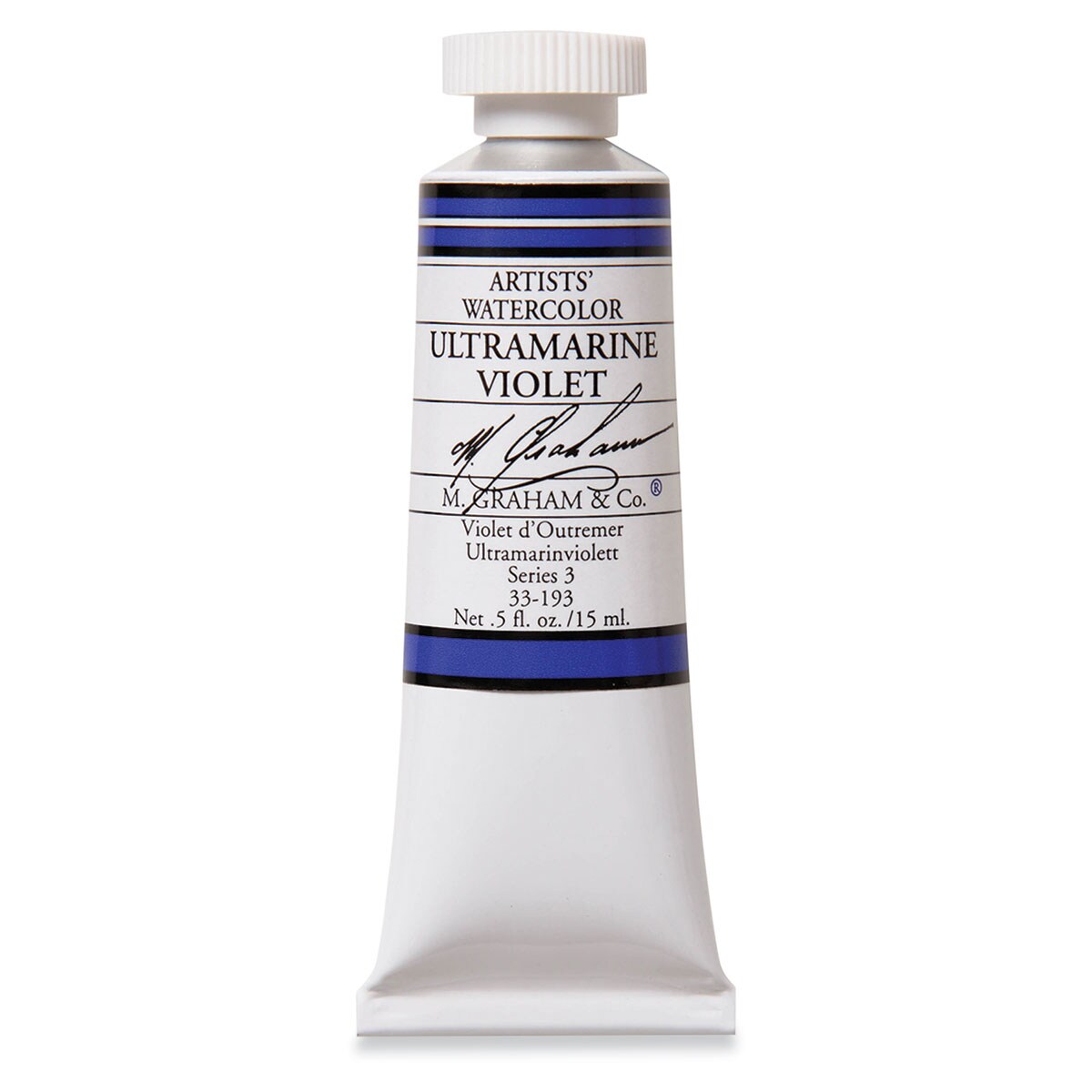 M. Graham Artists' Watercolor - Ultramarine Violet, 15 ml Tube