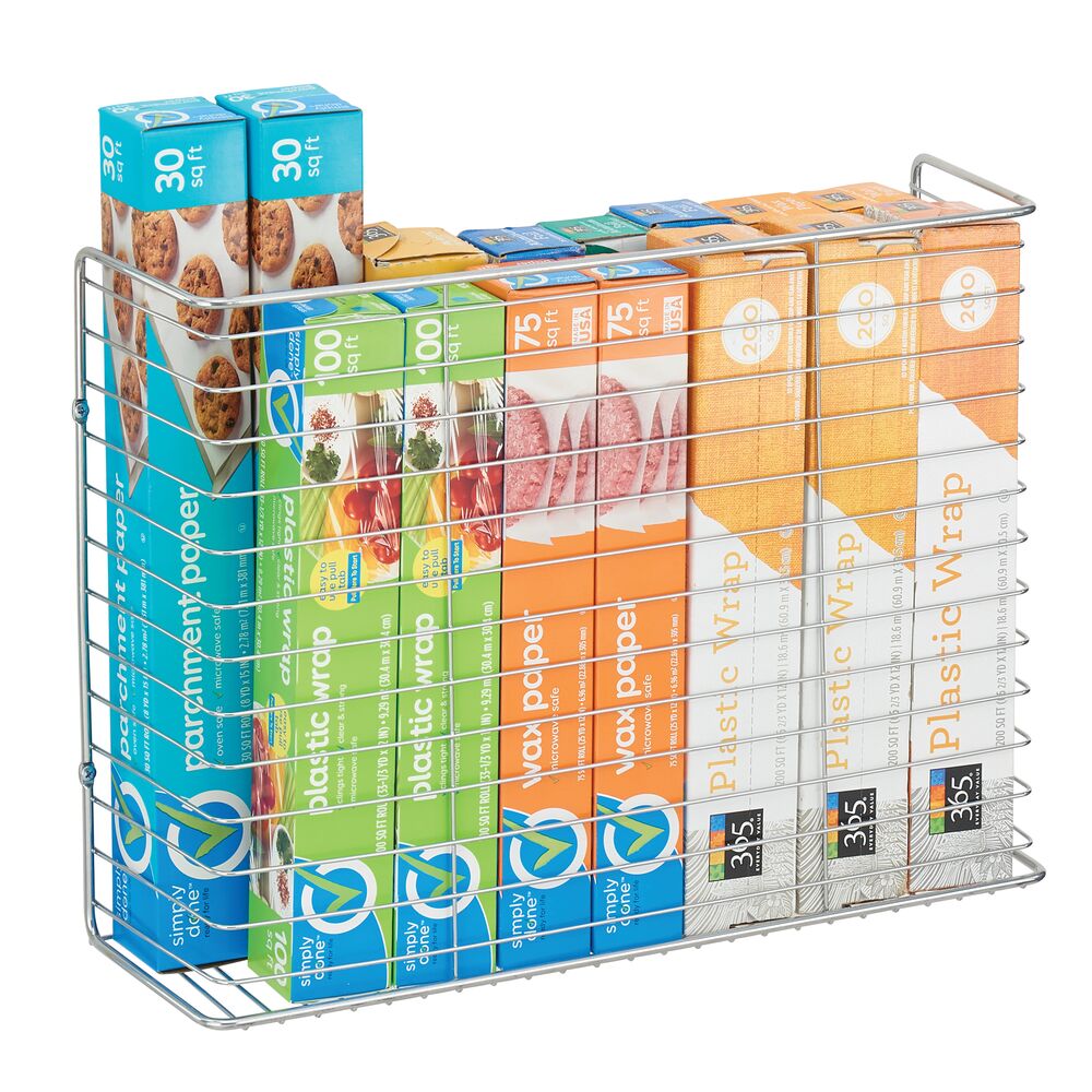 mDesign Wide Metal Wall Mount Storage Organizer Display Shelf Michaels