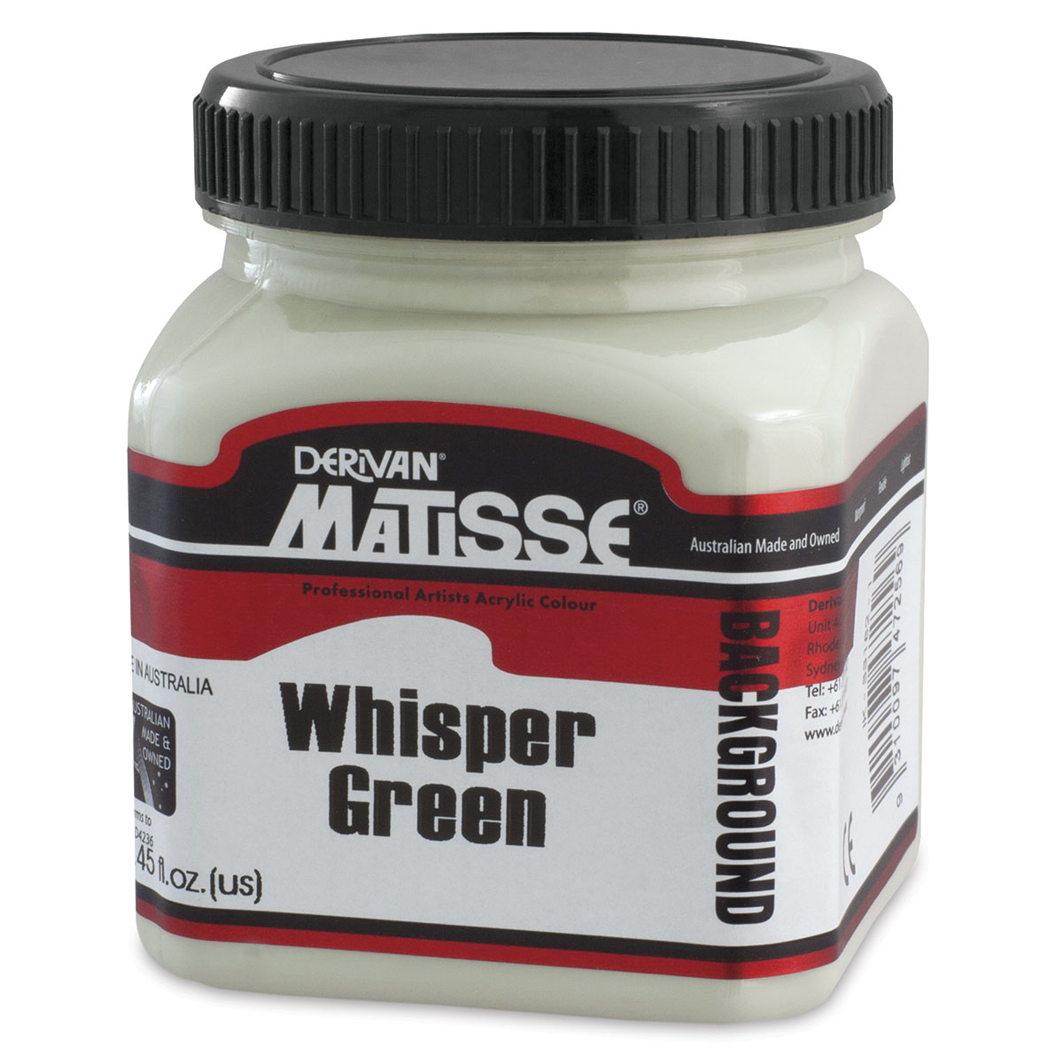 Matisse Background Colors Acrylic Paint - Whisper Green, 250 ml