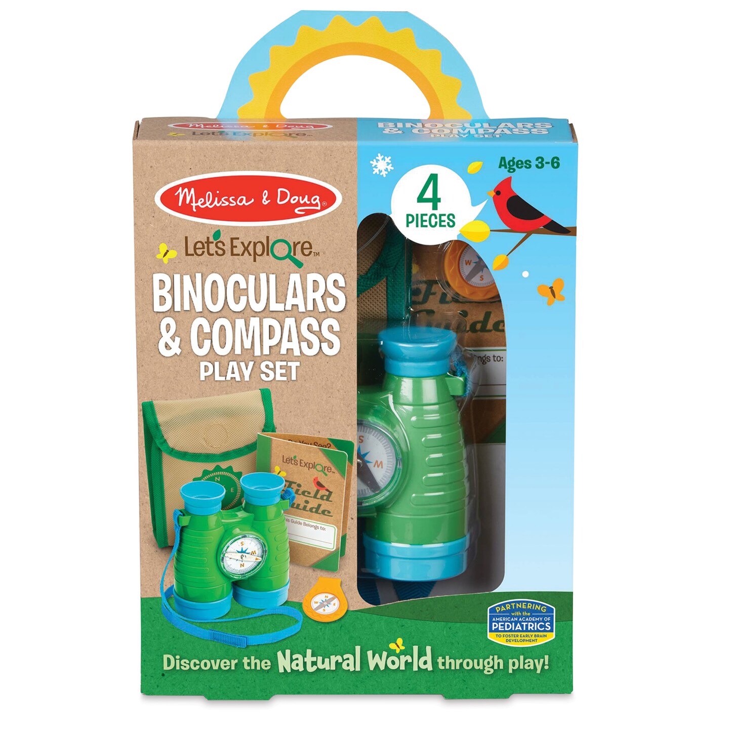 Melissa & Doug Let's Explore Binoculars and Compass Play Set