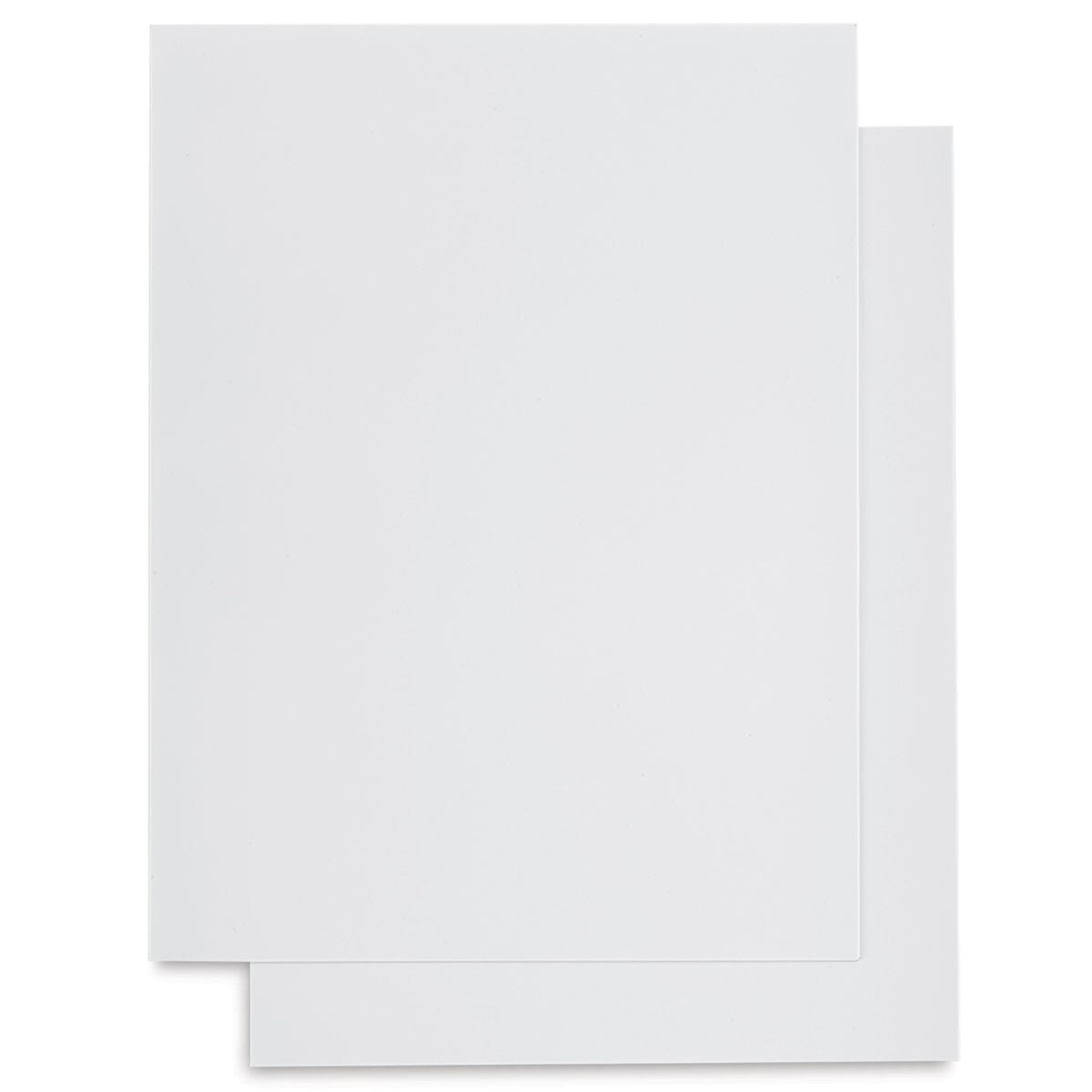 Schulcz Thermoplastic Sheet - Polystyrene, White, Pkg of 2, 1 mm, 11-3/4&#x22; x 15-3/4&#x22;
