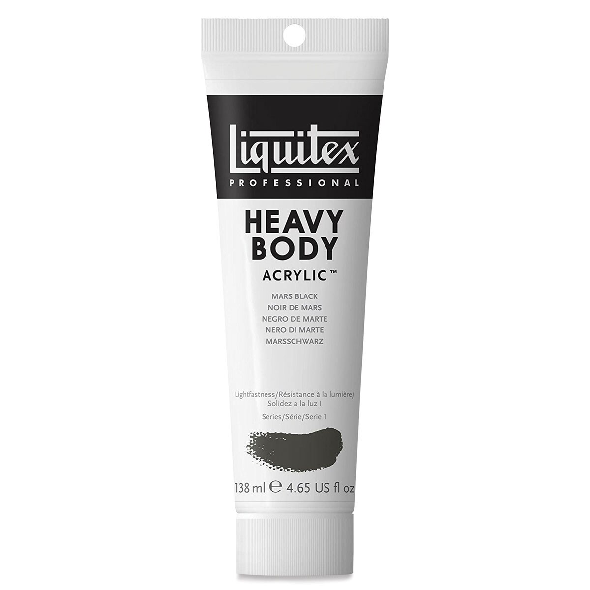 Liquitex Heavy Body Artist Acrylics - Mars Black, 4.65 oz Tube
