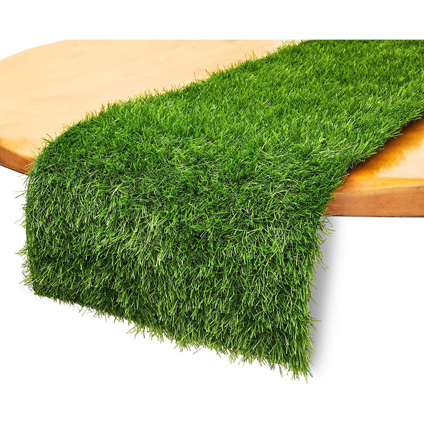 14x48 Faux Grass Artificial Table Runner for Table, Sports