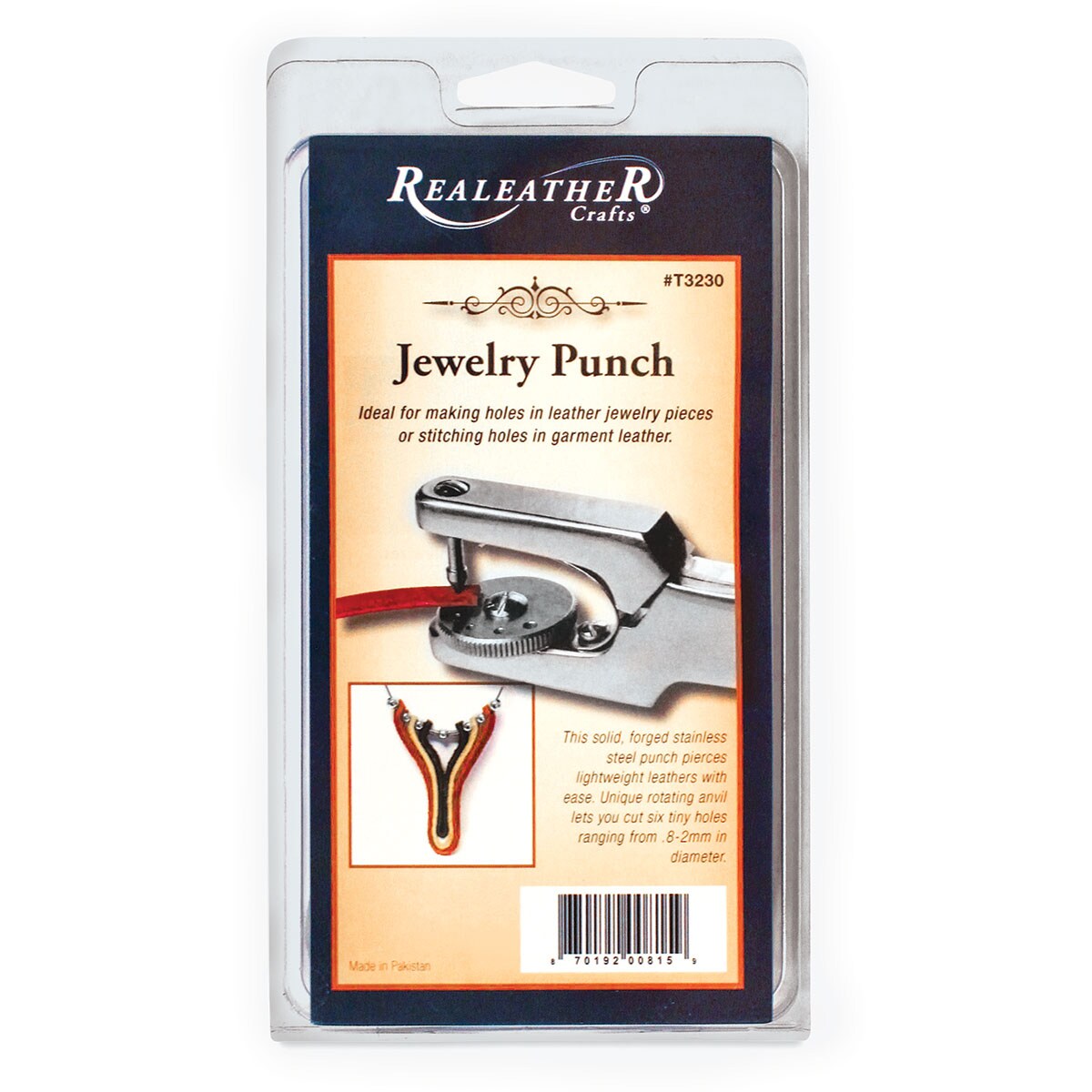 Realeather Leather Punch Tools - Jewelry Punch
