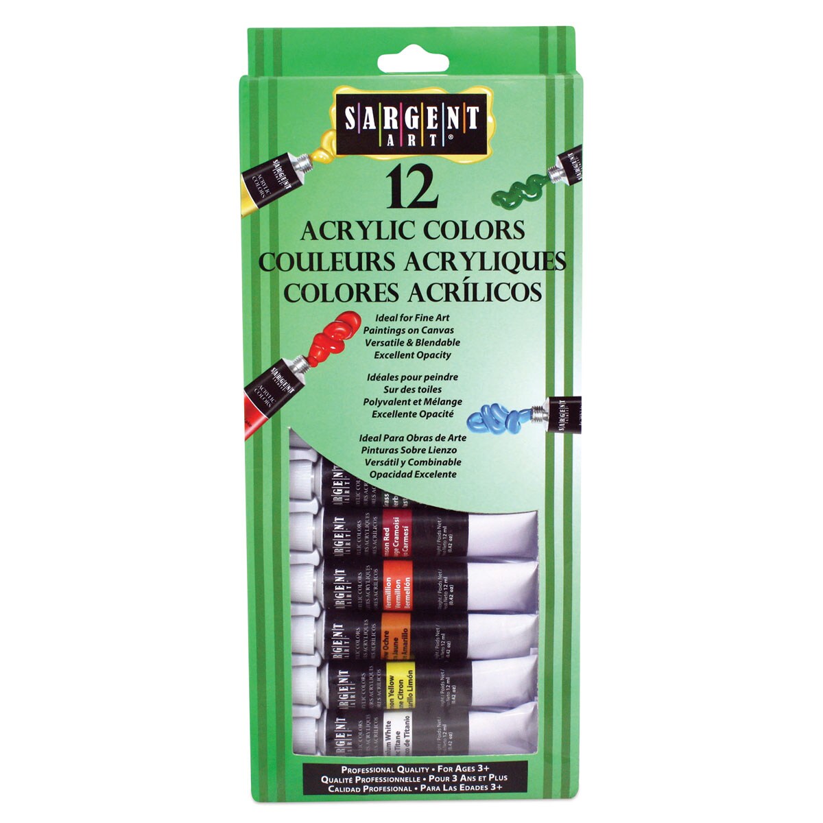 Sargent art store 12ct acrylic paint