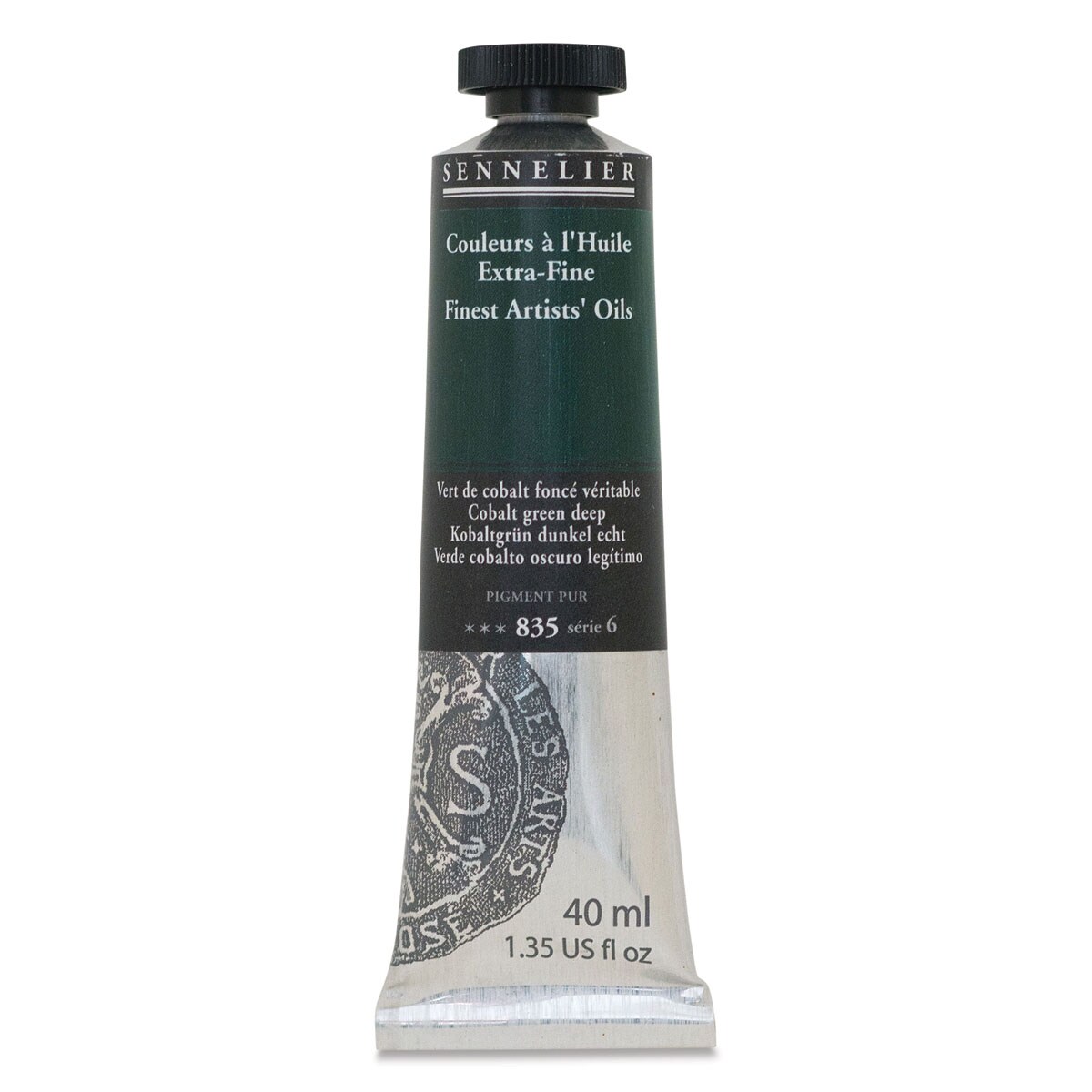 Sennelier Artists' Extra Fine Oil Paint - Cobalt Green Deep, 40 ml tube