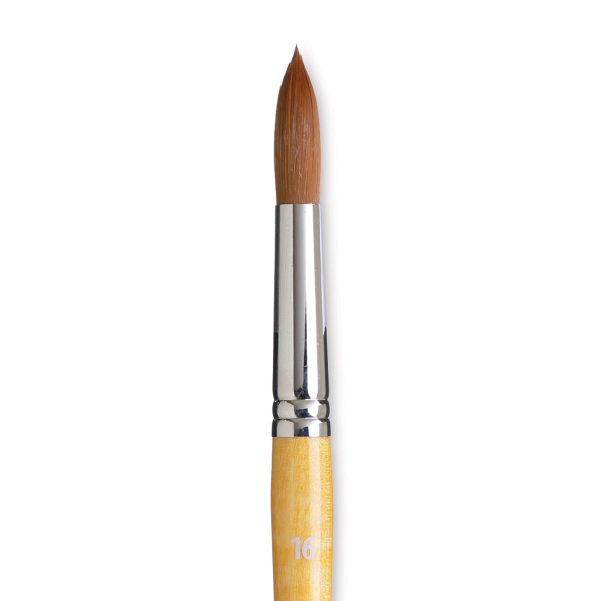 Princeton Snap! Golden Taklon Brush - Round, Short Handle, Size 16