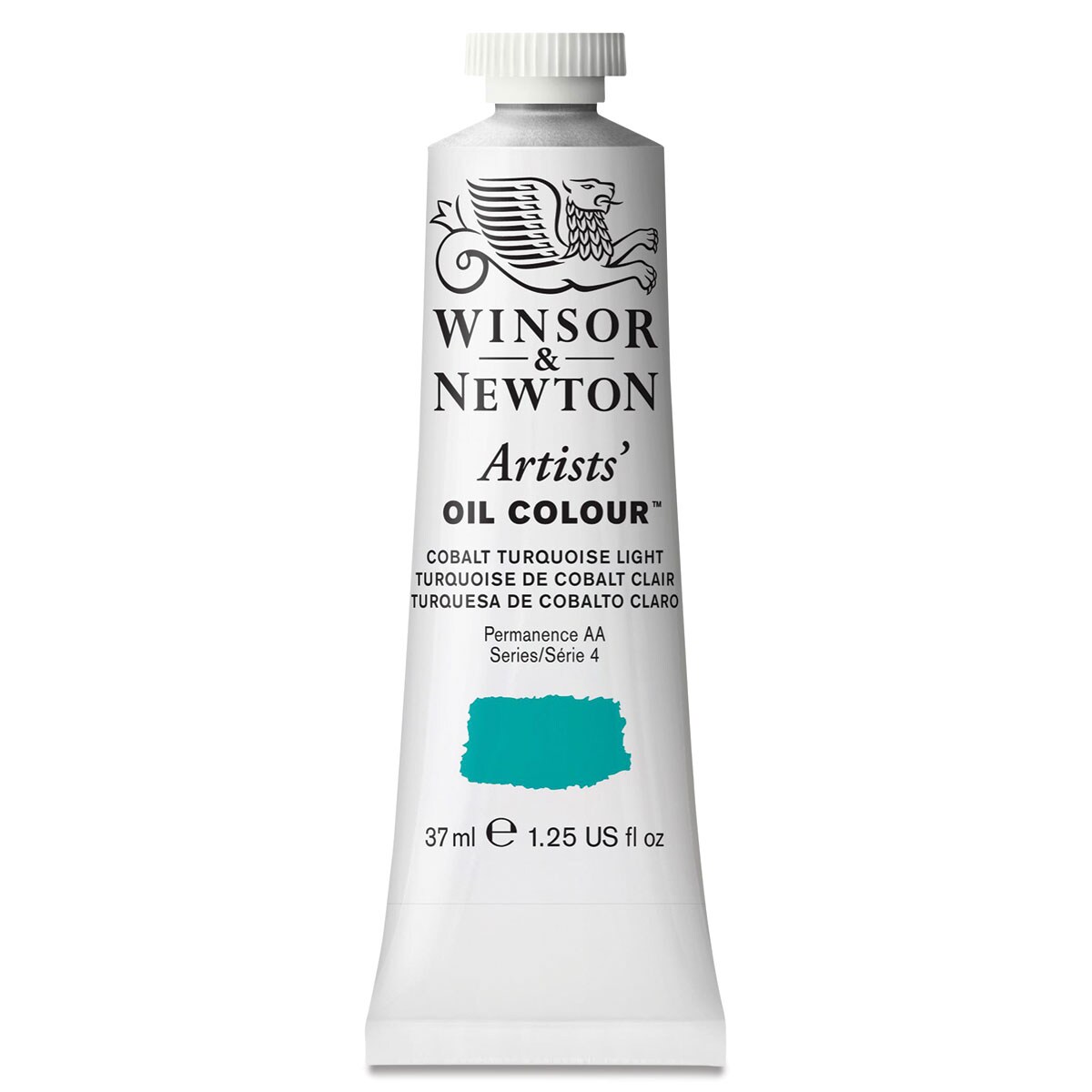 Winsor &#x26; Newton Artists&#x27; Oil Color - Cobalt Turquoise Light, 37 ml tube