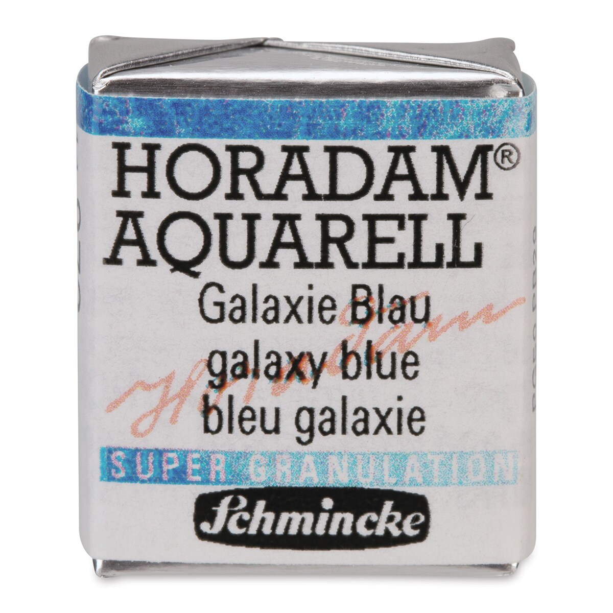 Schmincke Horadam Aquarell Artist Watercolor - Galaxy Blue, Supergranulation, Half Pan