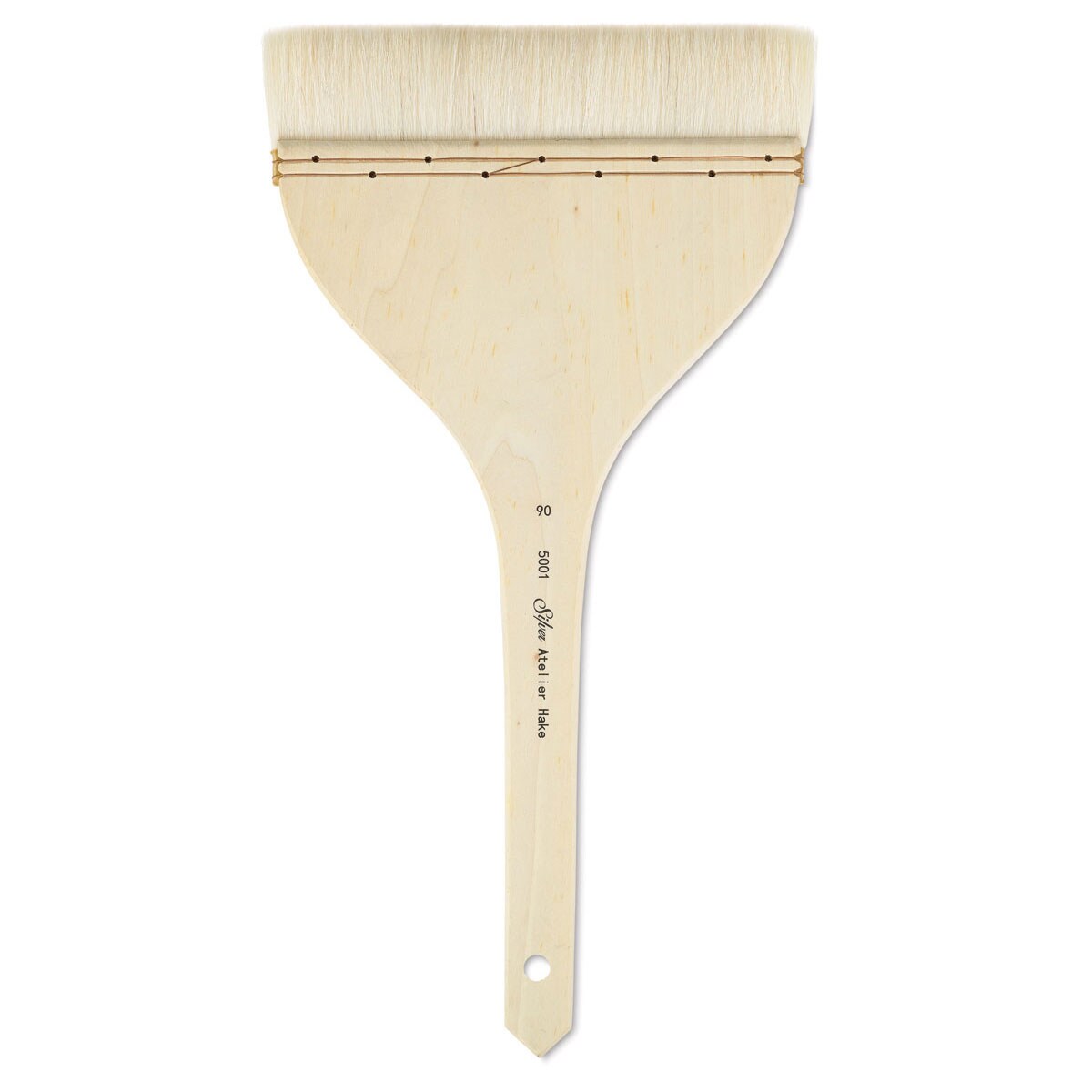 Silver Brush Atelier Flat Hake Brush Size 90, Long Handle Michaels