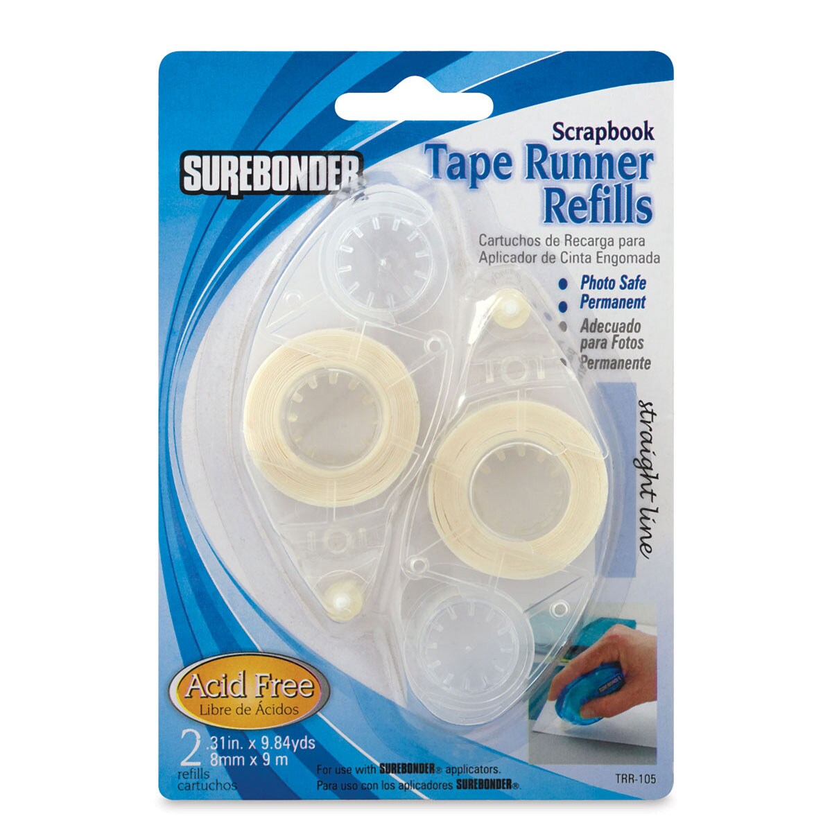 Surebonder Scrapbook Tape Runner Refill Cartridges - TRR-105