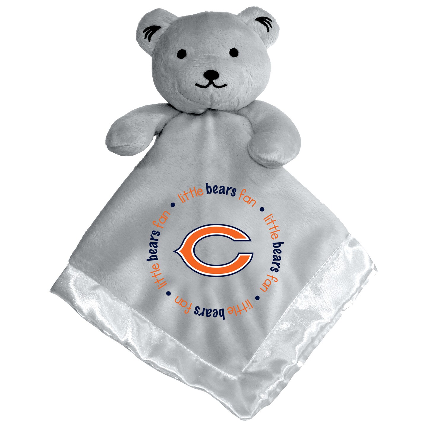 BabyFanatic Gray Security Bear - NFL Chicago Bears - Officially Licensed Snuggle Buddy