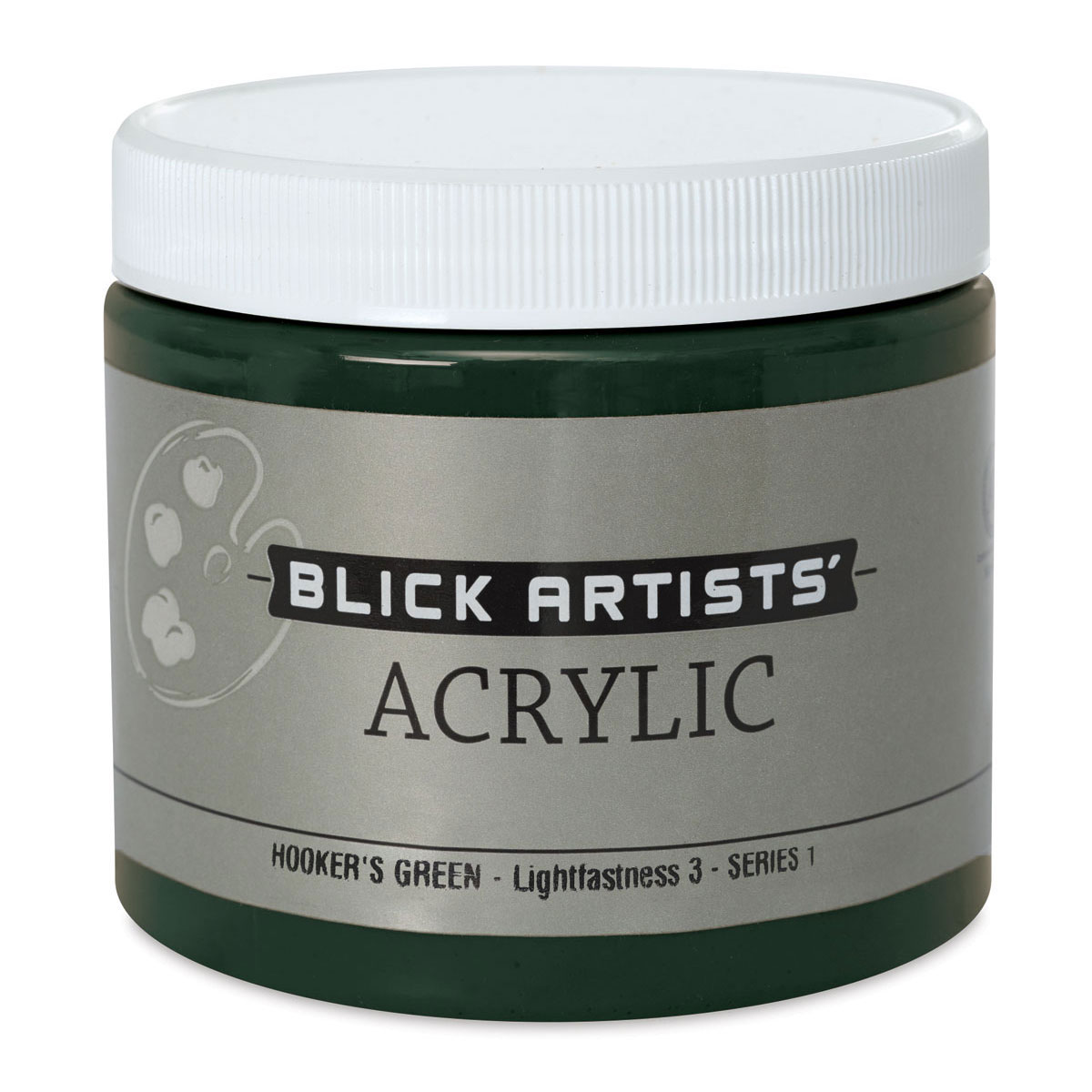 Blick Artists&#x27; Acrylic - Hooker&#x27;s Green, 16 oz jar