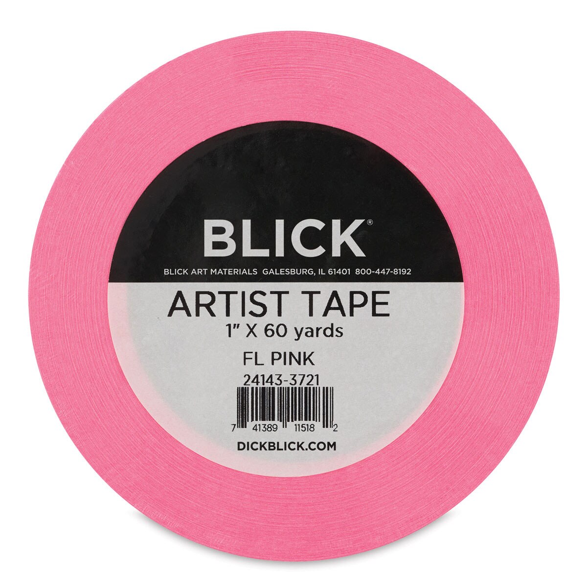 Blick Artist Tape - Fluorescent Pink, 1&#x22; x 60 yds