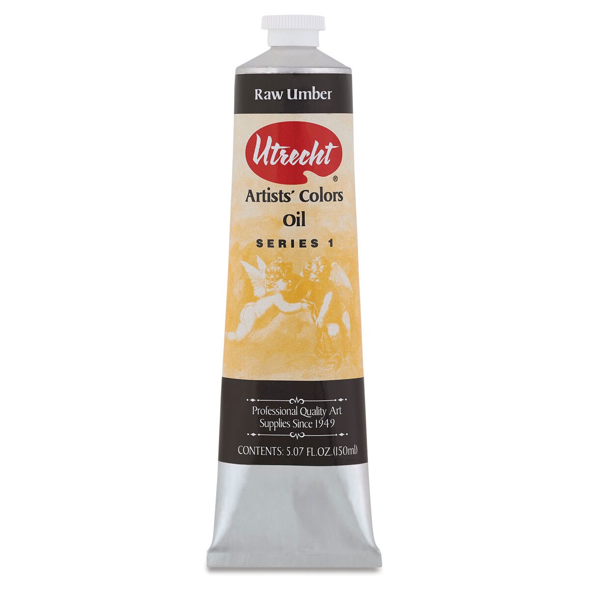 Utrecht Artists&#x27; Oil Paint - Raw Umber, 150 ml tube
