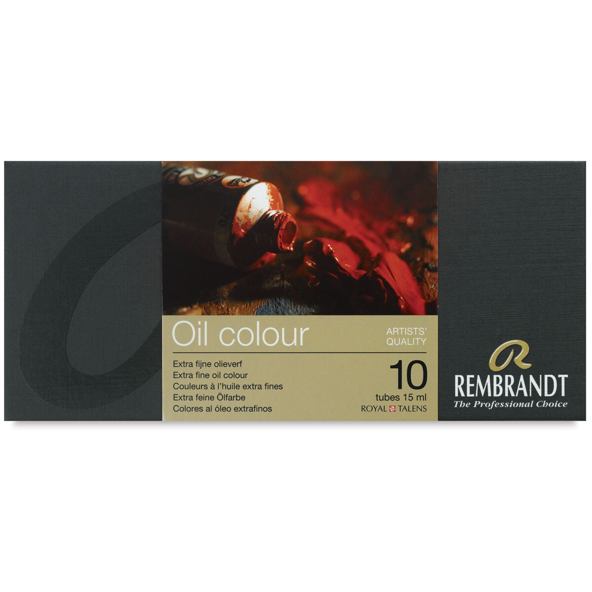 Rembrandt Artists&#x27; Oils - Basic Set, Assorted, Set of 10, 15 ml tubes