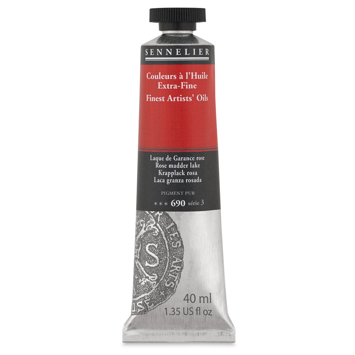 Sennelier Artists&#x27; Extra Fine Oil Paint - Rose Madder Lake, 40 ml tube