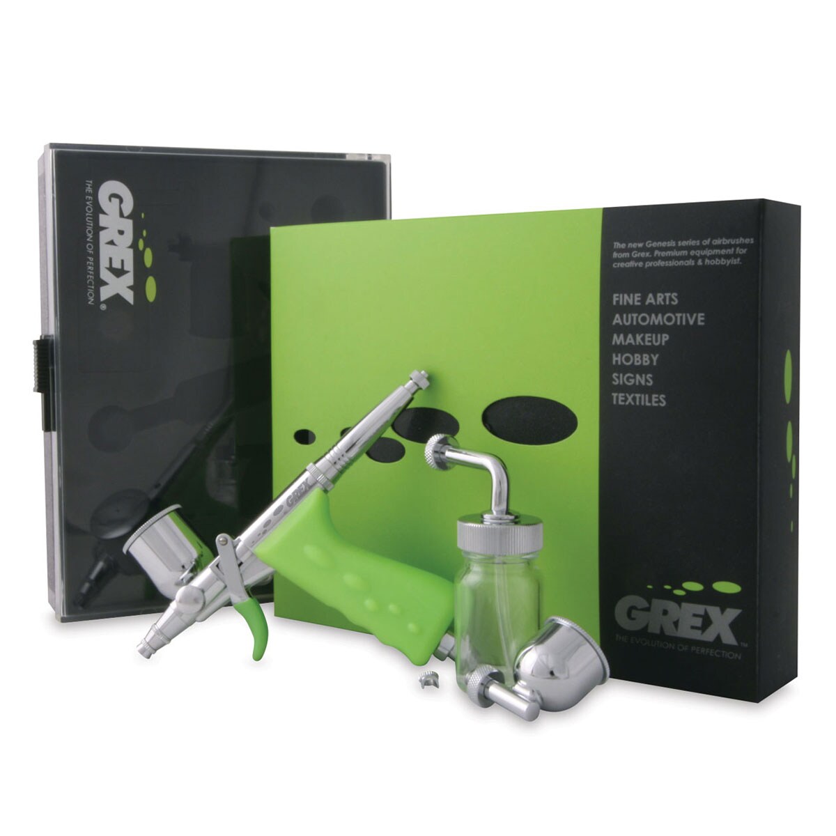 Grex Tritium TS Dual Action Side Gravity Airbrush Set - 0.3 mm