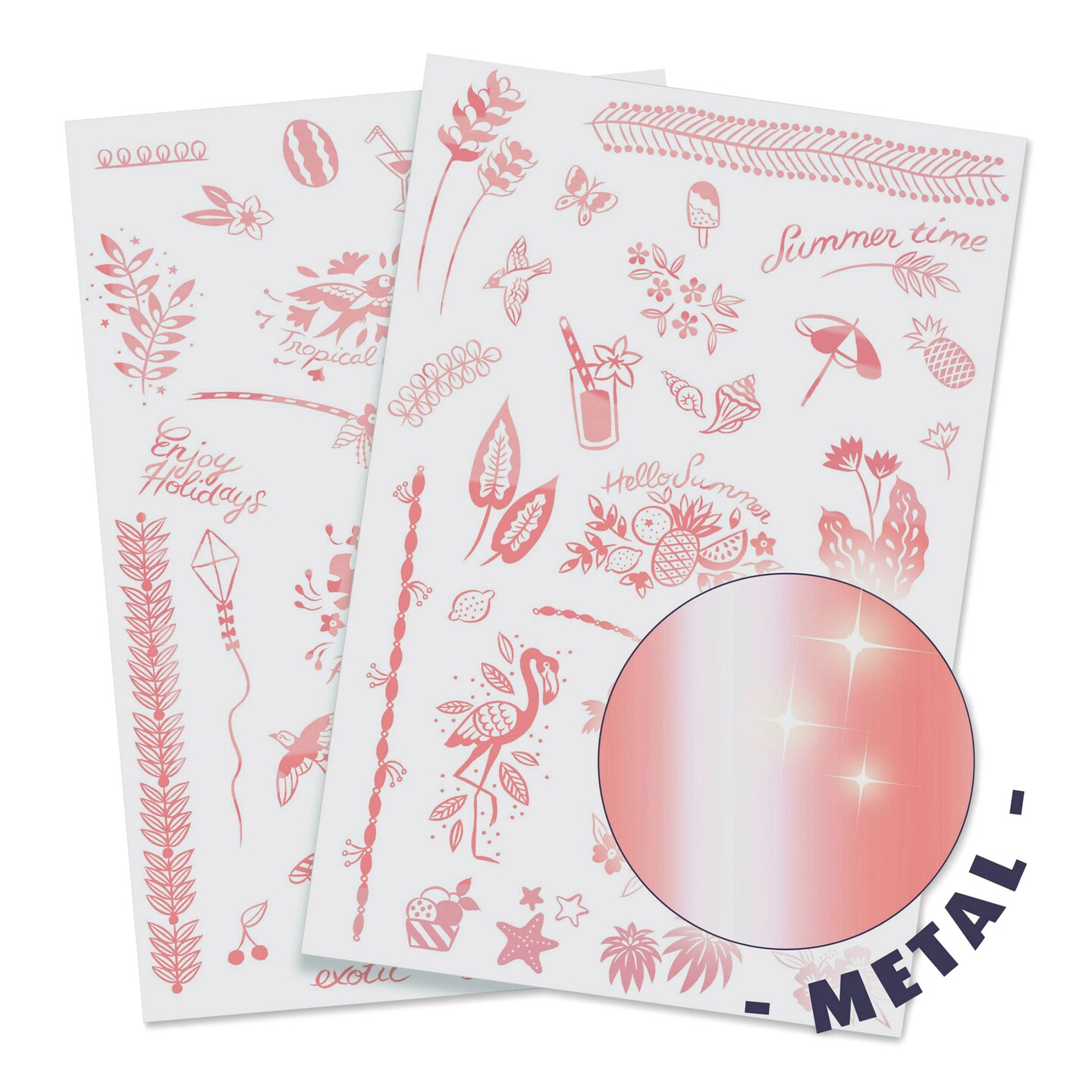 Djeco Temporary Tattoos - Hello Summer