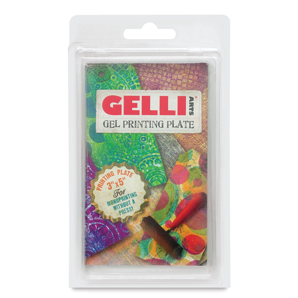 Gelli Arts Gel Printing Plate - 3" x 5" x 3/8", Rectangle