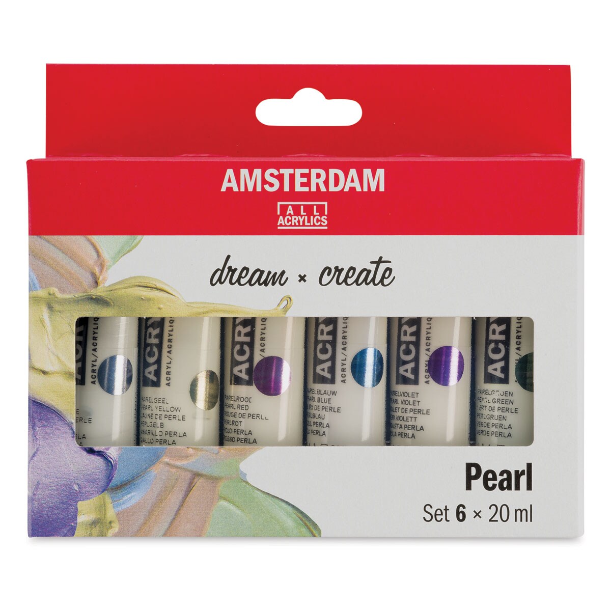 Amsterdam Standard Series Acrylics - Set of 6, Pearl Colors, 20 ml Tubes