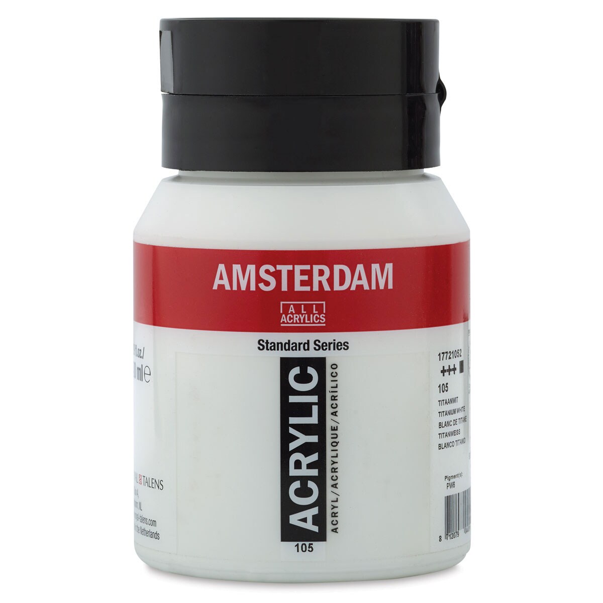 Amsterdam Standard Series Acrylic - Titanium White, 500 ml, Bottle