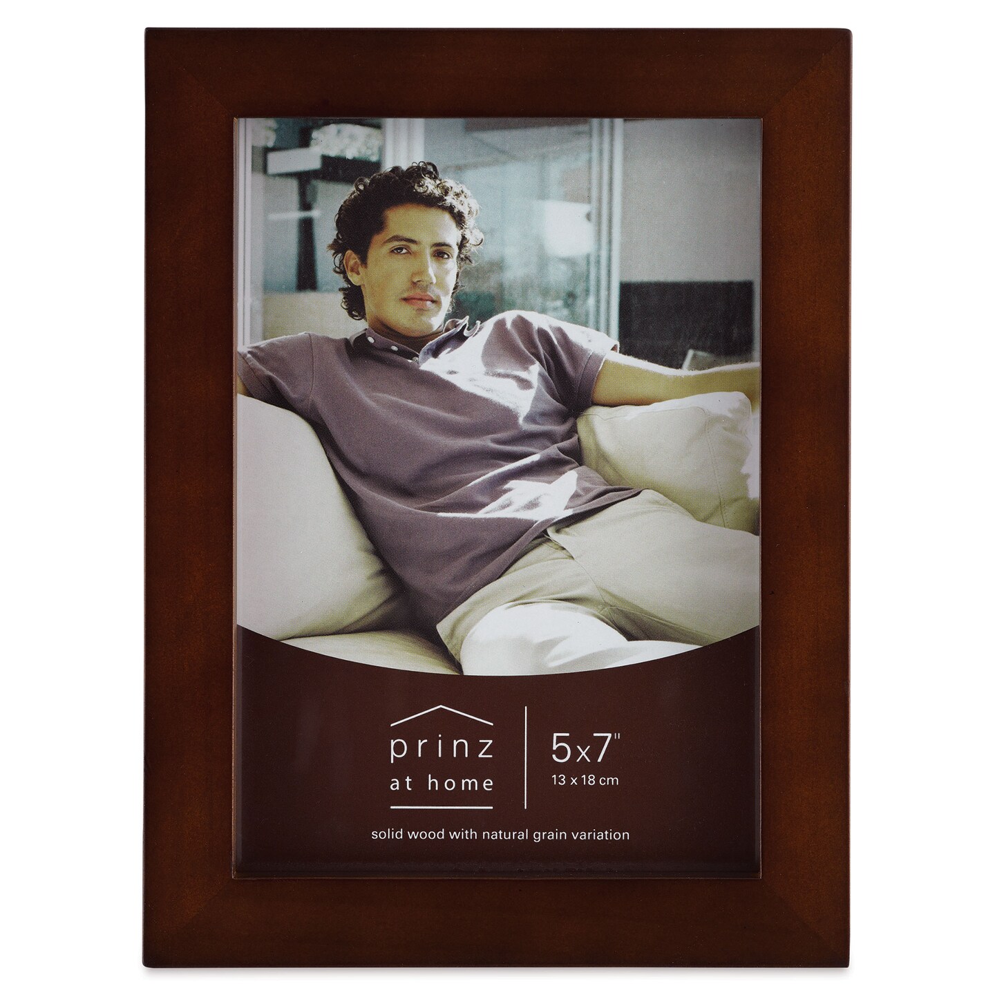 Prinz Carolina Tabletop Wood Frame - Dark Walnut, 5&#x22; x 7&#x22;