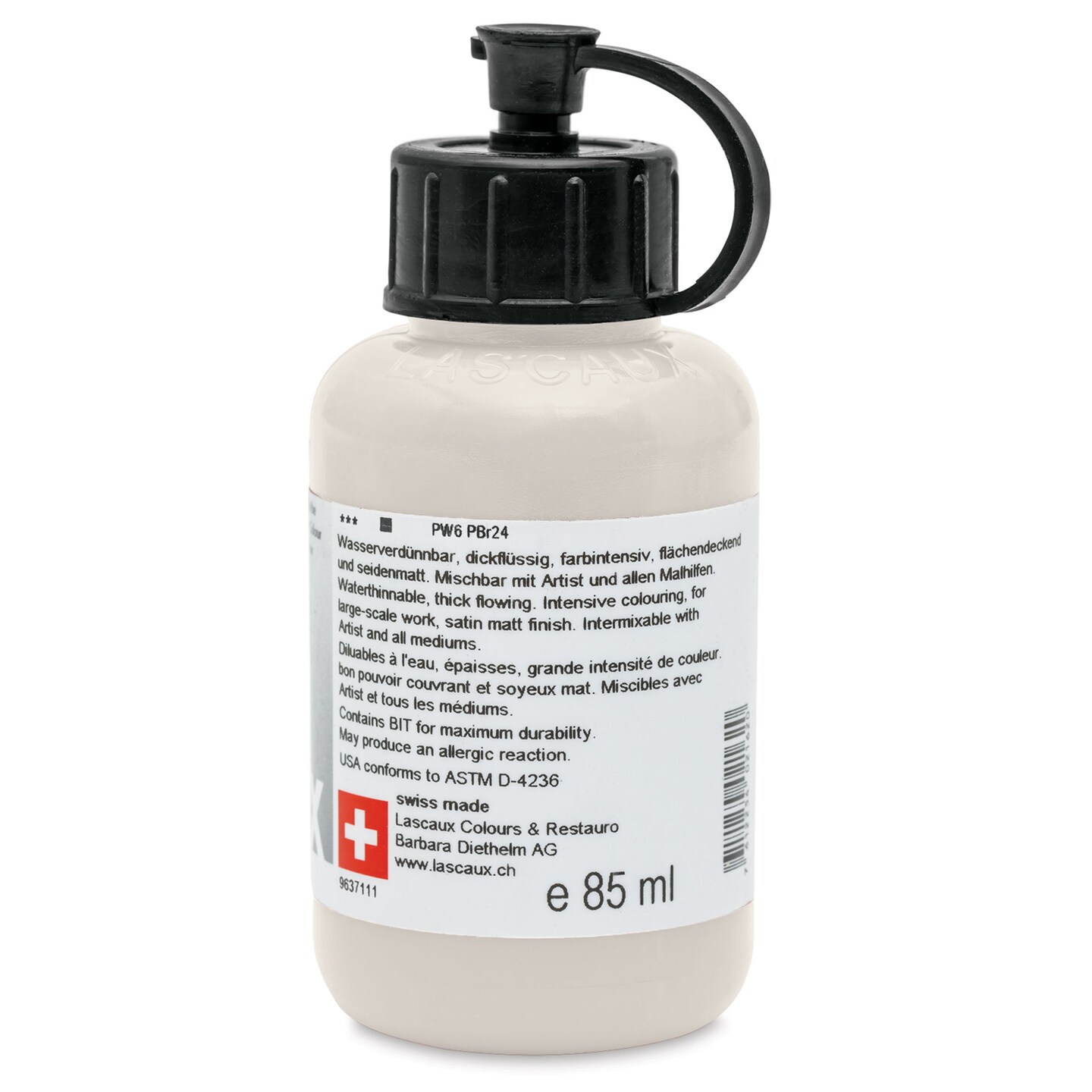 Lascaux Studio Acrylics - Shell White, 85 ml bottle | Michaels