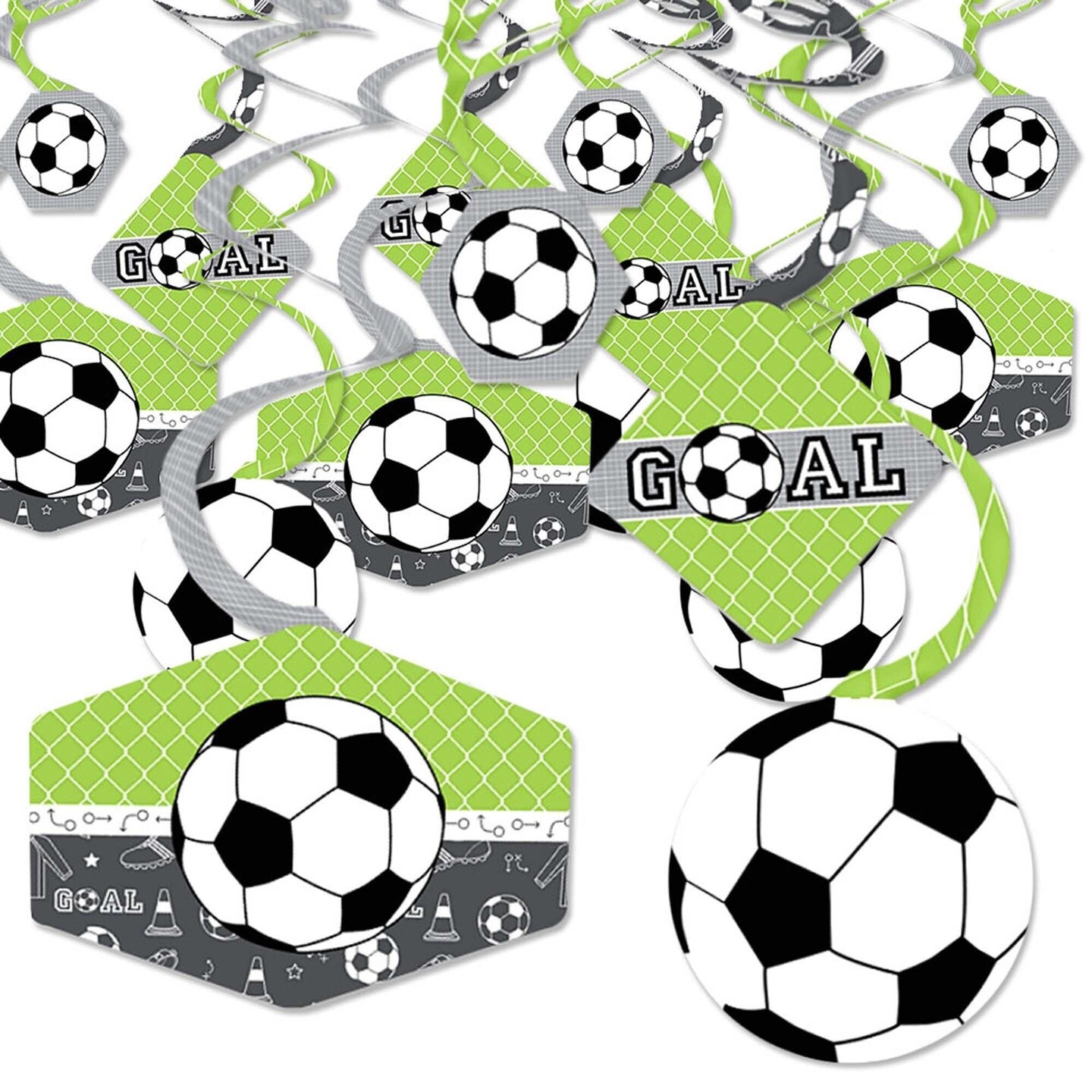 Big Dot Of Happiness Goaaal - Soccer - Baby Shower Or Birthday Party Candy Favor Sticker Kit 304 Pieces 656462
